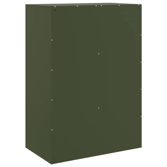 Dulap înalt verde măslină 67x39x95 cm oțel - WALTI WALTI