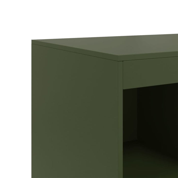 Dulap înalt verde măslină 67x39x95 cm oțel - WALTI WALTI