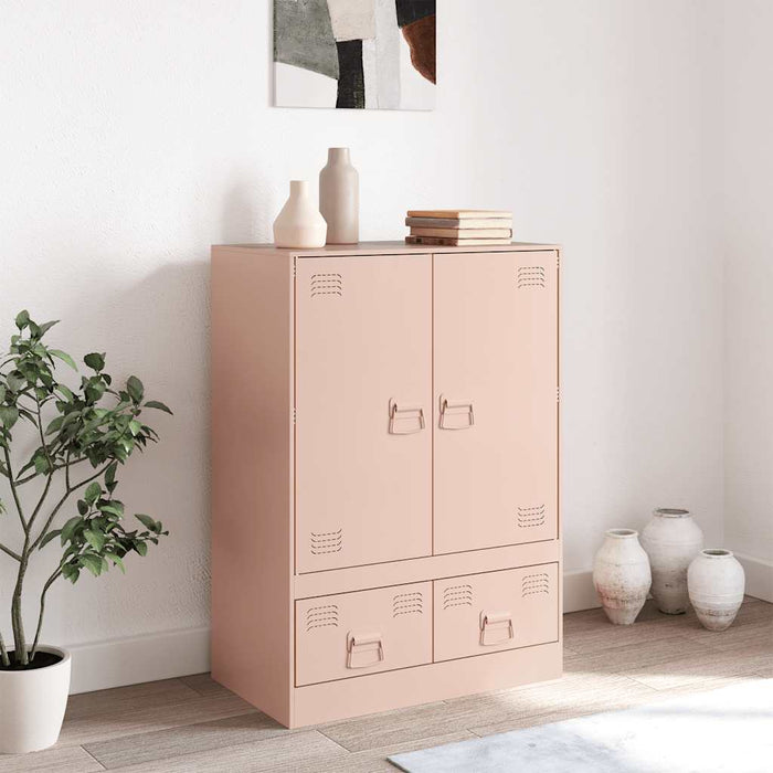 Dulap înalt Roz 67x39x95 cm oțel WALTI