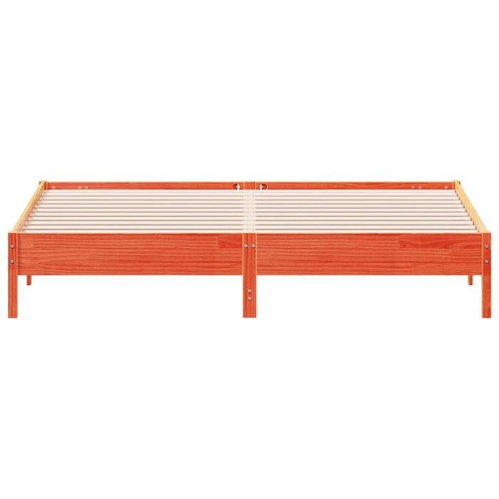 Cadru de pat fără saltea, maro ceruit 180x200 cm lemn masiv pin - WALTI WALTI