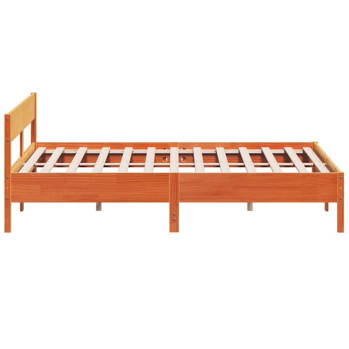 Cadru de pat fără saltea, maro ceruit 180x200 cm lemn masiv pin - WALTI WALTI