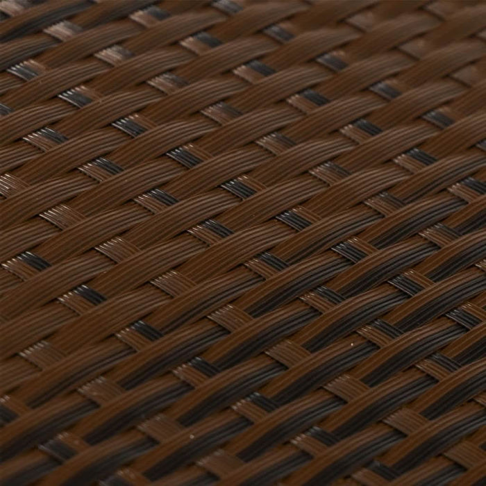 Paravan pentru balcon, maro și negru, 400x80 cm, poliratan - WALTI WALTI