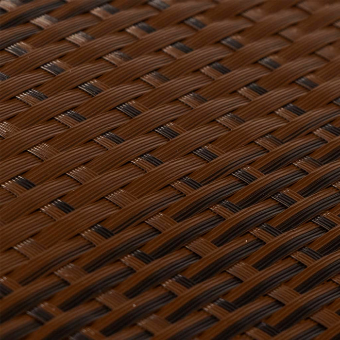 Paravan pentru balcon, maro și negru, 500x80 cm, poliratan - WALTI WALTI