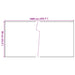 Paravan Balcon Maro Deschis 1000x90 cm Poly Rattan - WALTI WALTI
