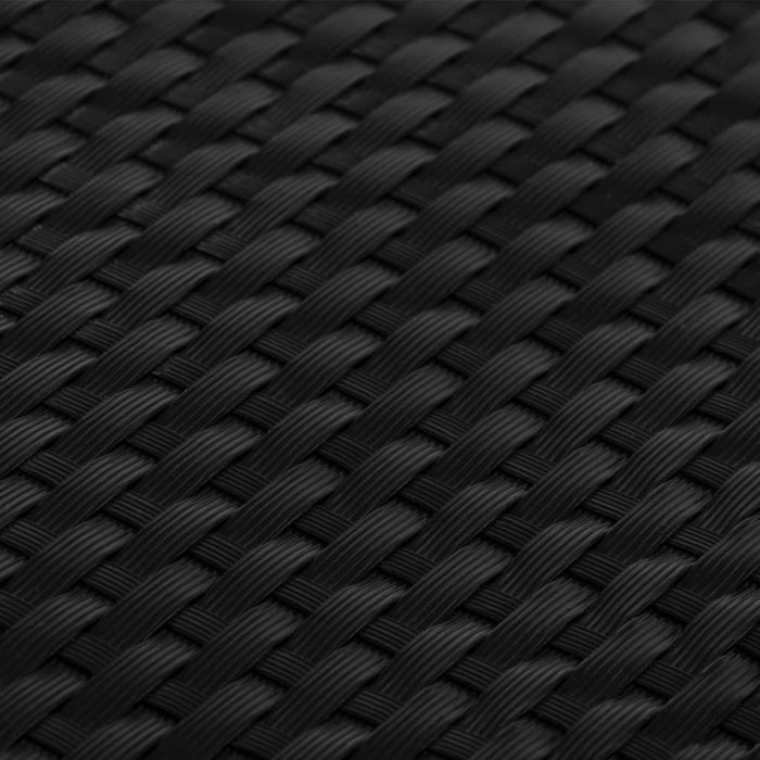 Paravan pentru balcon, negru, 300x90 cm, poliratan - WALTI WALTI
