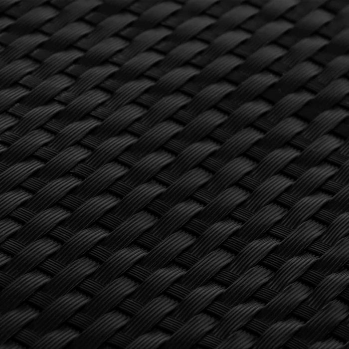 Paravan pentru balcon, negru, 400x80 cm, poliratan - WALTI WALTI