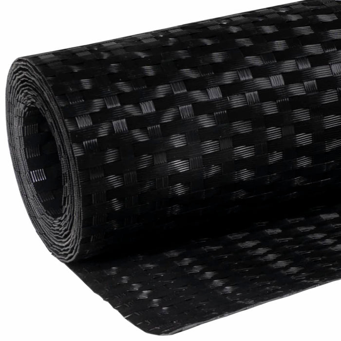 Paravan pentru balcon, negru, 500x90 cm, poliratan - WALTI WALTI