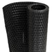 Paravan pentru balcon, negru, 1000x80 cm, poliratan - WALTI WALTI