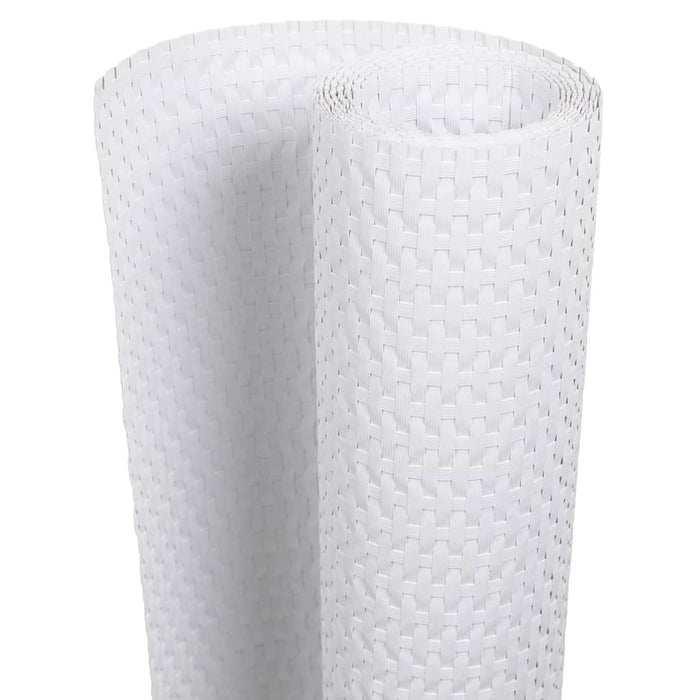 Paravane pentru balcon, 10 buc., alb, 255x19 cm, poliratan - WALTI WALTI