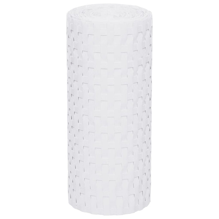 Paravane pentru balcon, 10 buc., alb, 255x19 cm, poliratan - WALTI WALTI