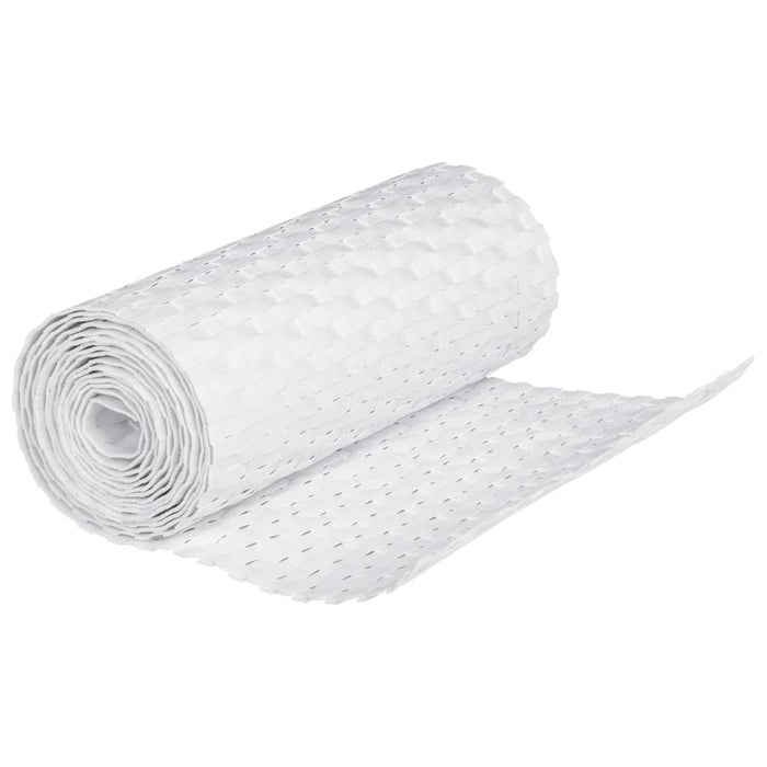 Paravane pentru balcon, 10 buc., alb, 255x19 cm, poliratan - WALTI WALTI