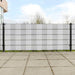 Paravane pentru balcon, 10 buc., alb, 255x19 cm, poliratan - WALTI WALTI