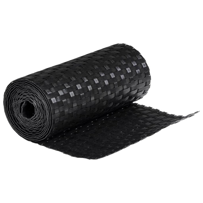 Paravane pentru balcon, 5 buc., negru, 255x19 cm, poliratan - WALTI WALTI