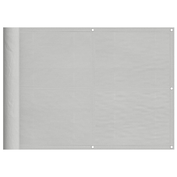 Paravan de balcon gri deschis 75x600 cm 100% poliester oxford - WALTI WALTI