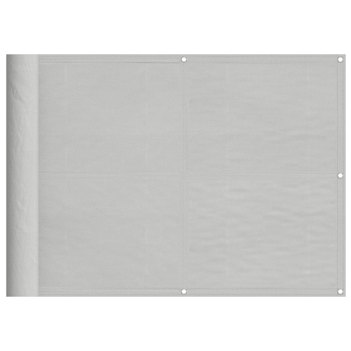 Paravan de balcon gri deschis 75x800 cm 100% poliester oxford WALTI