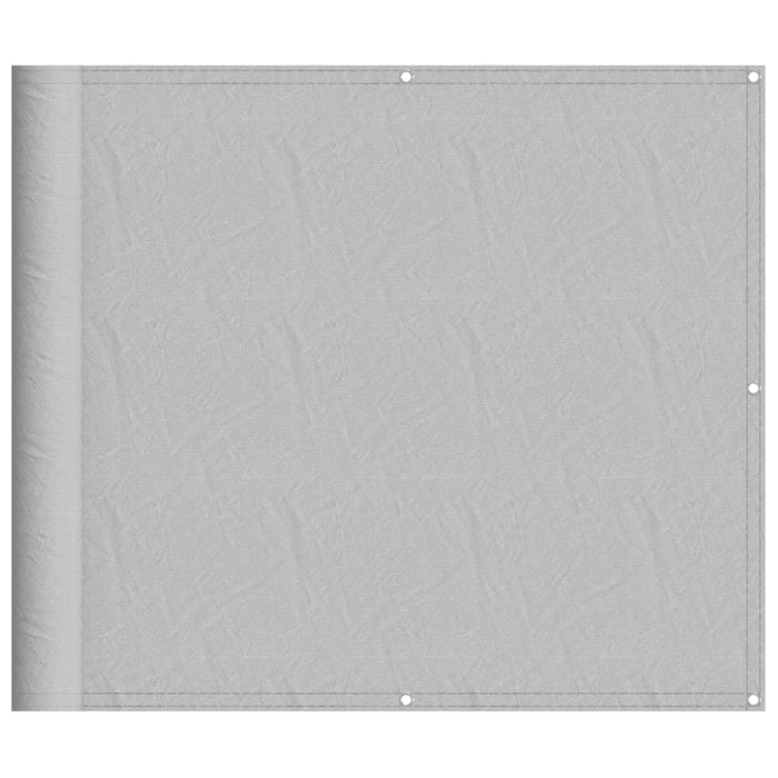 Paravan de balcon gri deschis 90x700 cm 100% poliester oxford WALTI