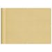 Paravan de balcon, nisipiu, 75x800 cm, 100% poliester oxford - WALTI WALTI