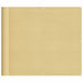 Paravan de balcon, nisipiu, 90x700 cm, 100% poliester oxford - WALTI WALTI