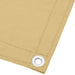Paravan de balcon, nisipiu, 90x700 cm, 100% poliester oxford - WALTI WALTI