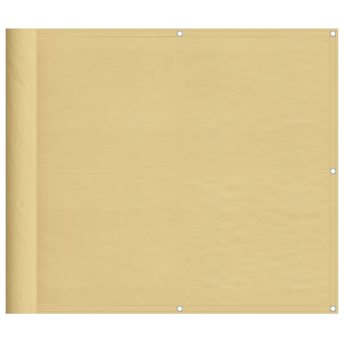 Paravan de balcon, nisipiu, 90x800 cm, 100% poliester oxford - WALTI WALTI