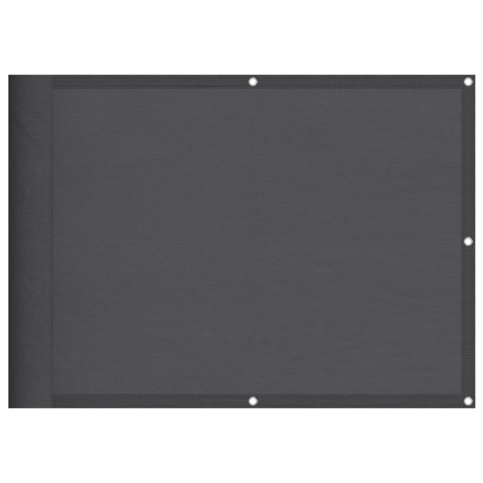 Paravan de balcon, antracit, 75x1000 cm, 100% poliester oxford - WALTI WALTI