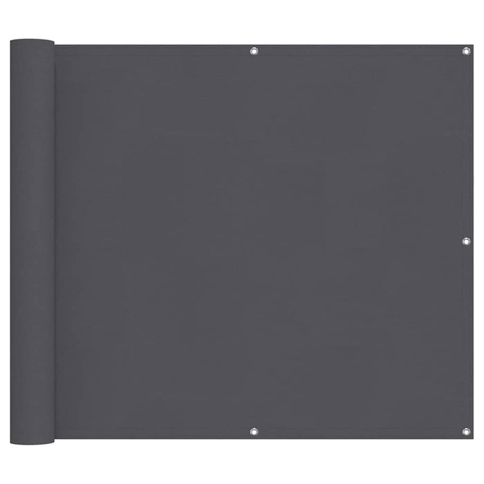 Paravan de balcon, antracit, 90x700 cm, 100% poliester oxford - WALTI WALTI