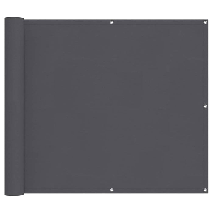 Paravan de balcon, antracit, 90x800 cm, 100% poliester oxford WALTI