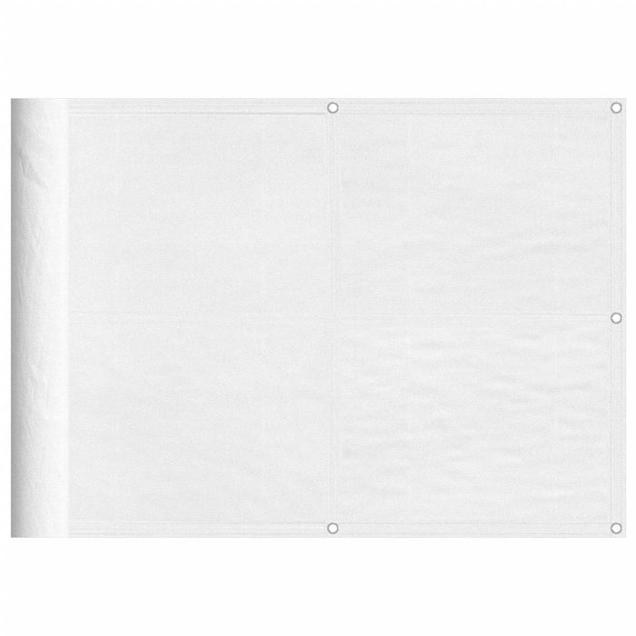 Paravan de balcon, alb, 75x700 cm, 100% poliester oxford WALTI