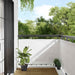Paravan de balcon, alb, 90x800 cm, 100% poliester oxford - WALTI WALTI