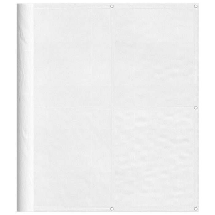 Paravan de balcon, alb, 120x1000 cm, 100% poliester oxford WALTI