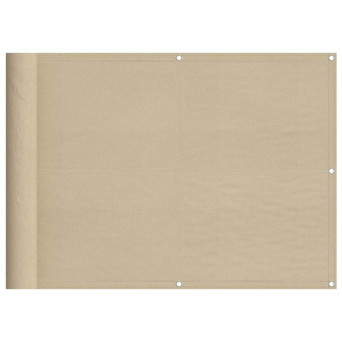 Paravan de balcon, bej, 75x1000 cm, 100% poliester oxford - WALTI WALTI