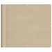 Paravan de balcon, bej, 90x800 cm, 100% poliester oxford - WALTI WALTI
