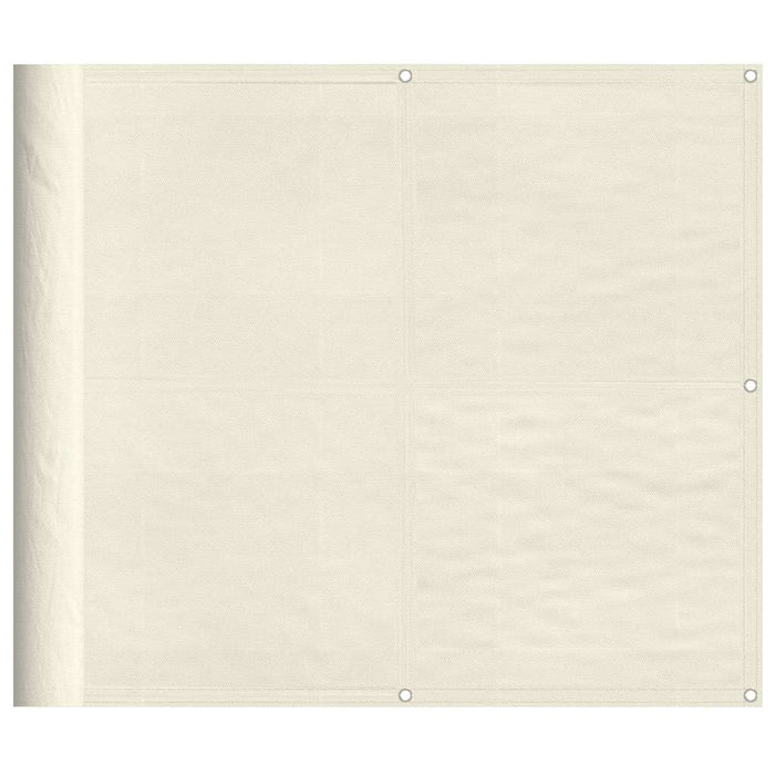 Paravan de balcon, crem, 90x700 cm, 100% poliester oxford WALTI