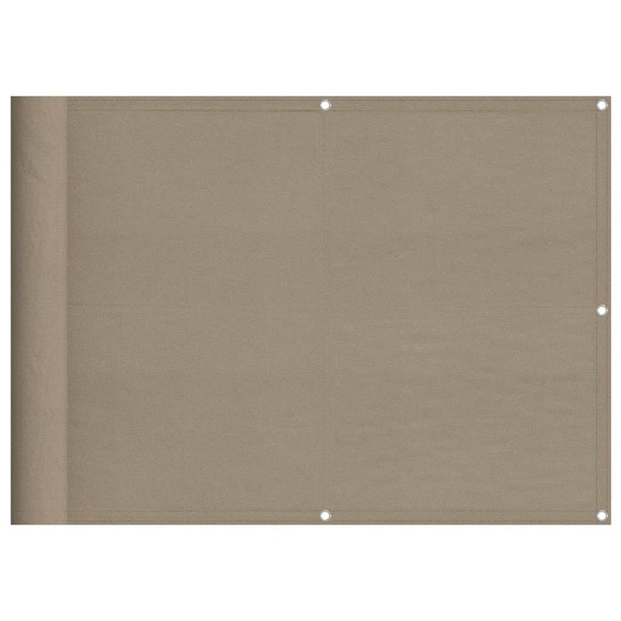 Paravan de balcon, gri taupe, 75x700 cm, 100% poliester oxford - WALTI WALTI