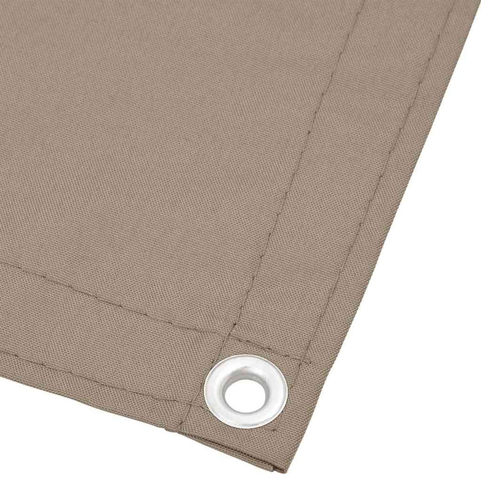 Paravan de balcon, gri taupe, 75x800 cm, 100% poliester oxford - WALTI WALTI