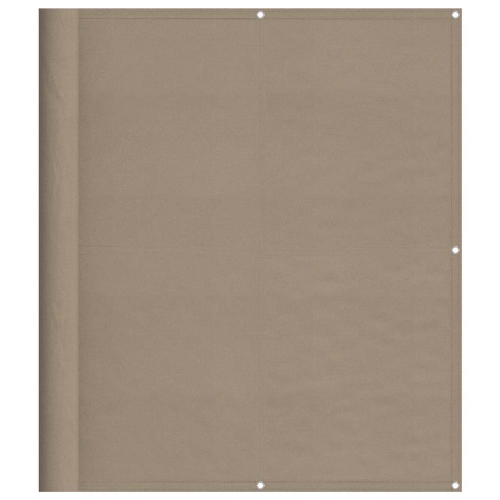Paravan de balcon, gri taupe, 120x700 cm, 100% poliester oxford - WALTI WALTI