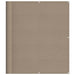 Paravan de balcon, gri taupe, 120x700 cm, 100% poliester oxford - WALTI WALTI
