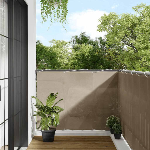 Paravan de balcon, gri taupe, 120x700 cm, 100% poliester oxford - WALTI WALTI