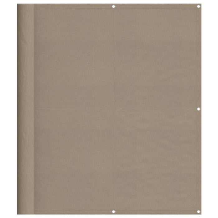 Paravan de balcon, gri taupe, 120x800 cm, 100% poliester oxford - WALTI WALTI