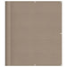 Paravan de balcon, gri taupe, 120x800 cm, 100% poliester oxford - WALTI WALTI