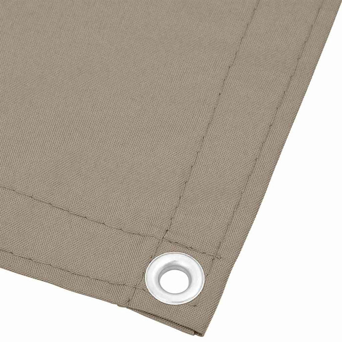 Paravan de balcon, gri taupe, 120x800 cm, 100% poliester oxford - WALTI WALTI