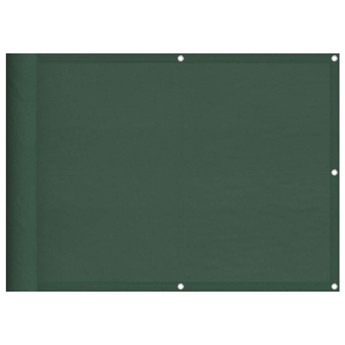 Paravan de balcon verde închis 75x700 cm 100% poliester oxford - WALTI WALTI