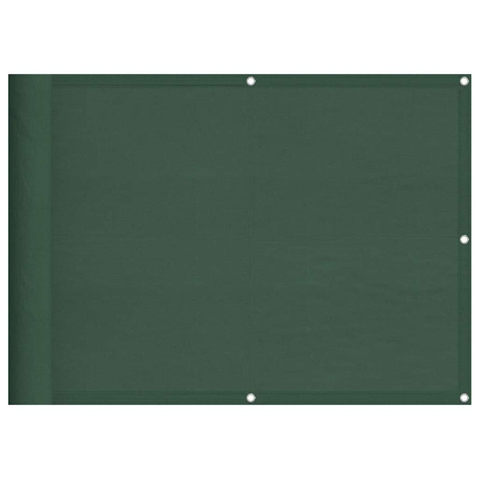 Paravan de balcon verde închis 75x1000 cm 100% poliester oxford - WALTI WALTI