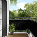 Paravan de balcon, negru, 75x800 cm, 100% poliester oxford - WALTI WALTI