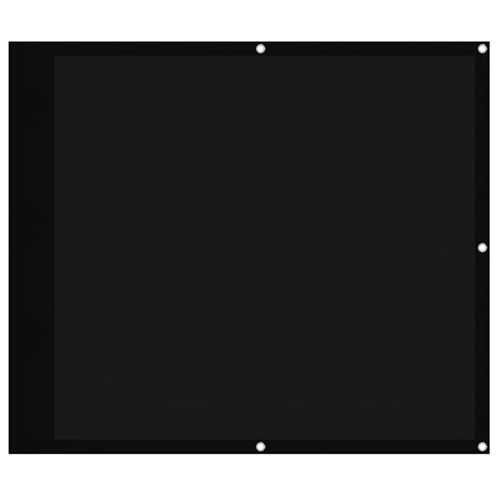 Paravan de balcon, negru, 90x1000 cm, 100% poliester oxford WALTI