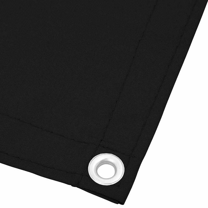 Paravan de balcon, negru, 90x1000 cm, 100% poliester oxford WALTI