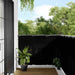 Paravan de balcon, negru, 120x800 cm, 100% poliester oxford - WALTI WALTI