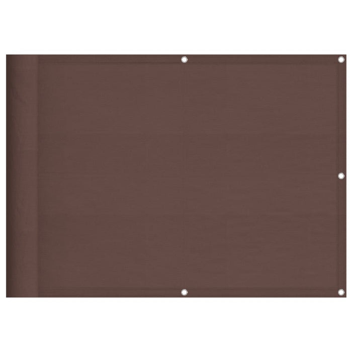 Paravan de balcon, maro, 75x800 cm, 100% poliester oxford - WALTI WALTI