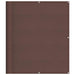 Paravan de balcon, maro, 120x800 cm, 100% poliester oxford - WALTI WALTI