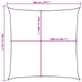 Parasolar, gri deschis, 2x2 m, 100% poliester Oxford - WALTI WALTI